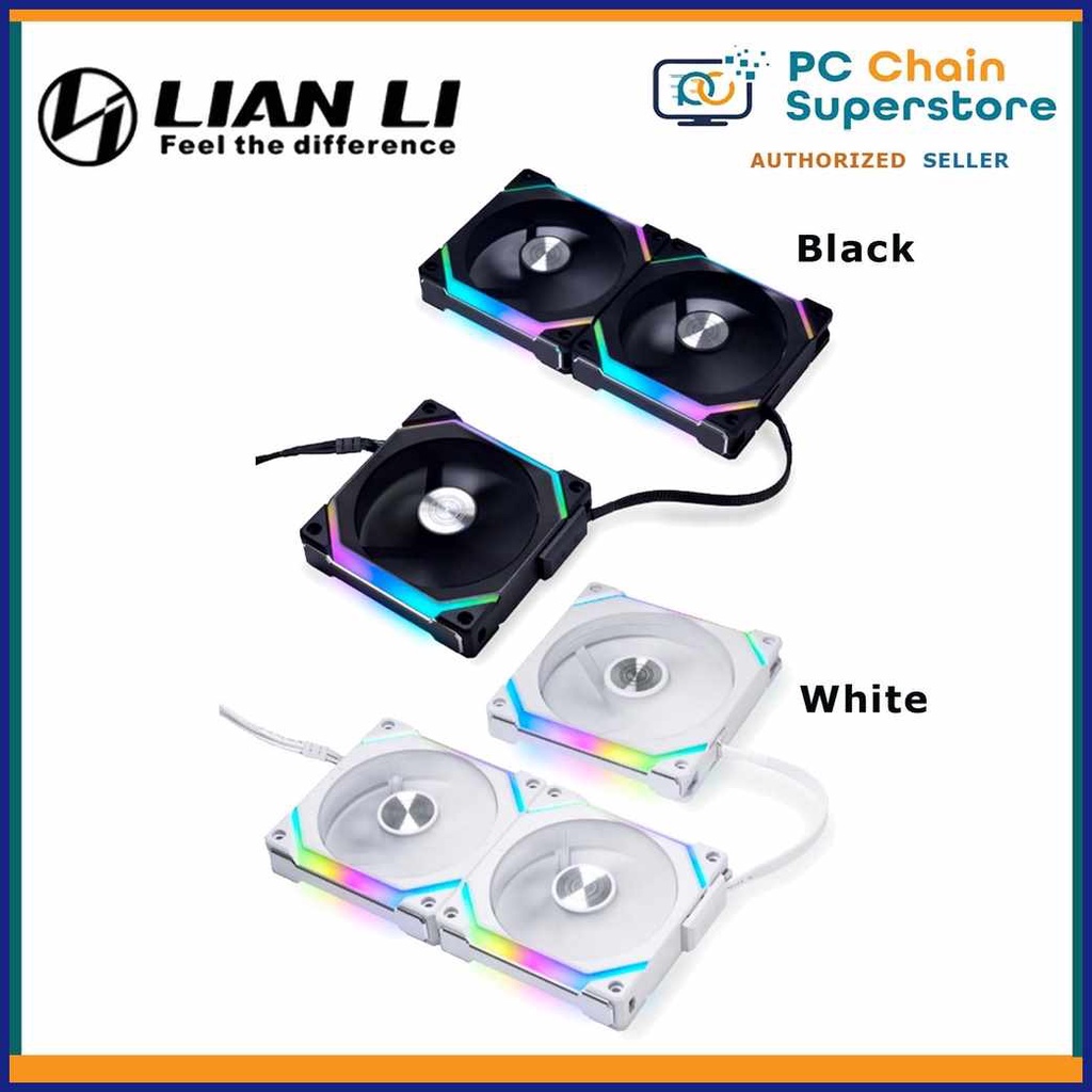Lian|e+Li%Jd_Uni:fS_Fan:pM_SL120:Lo_V2:dk_RGB:RC_Triple:Ki_Kit (3-Pcs ...