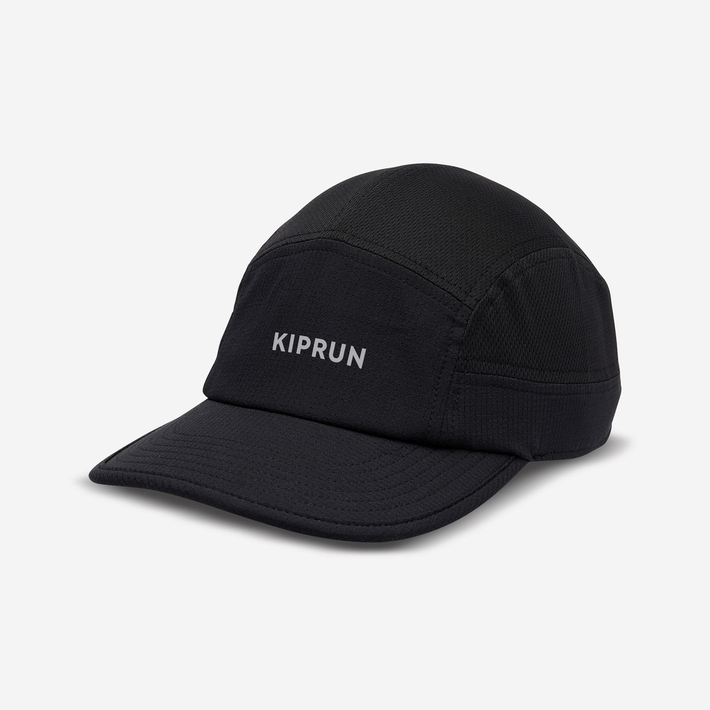 Decathlon Unisex Running Cap - Kiprun 5 Panels Black | Shopee Philippines