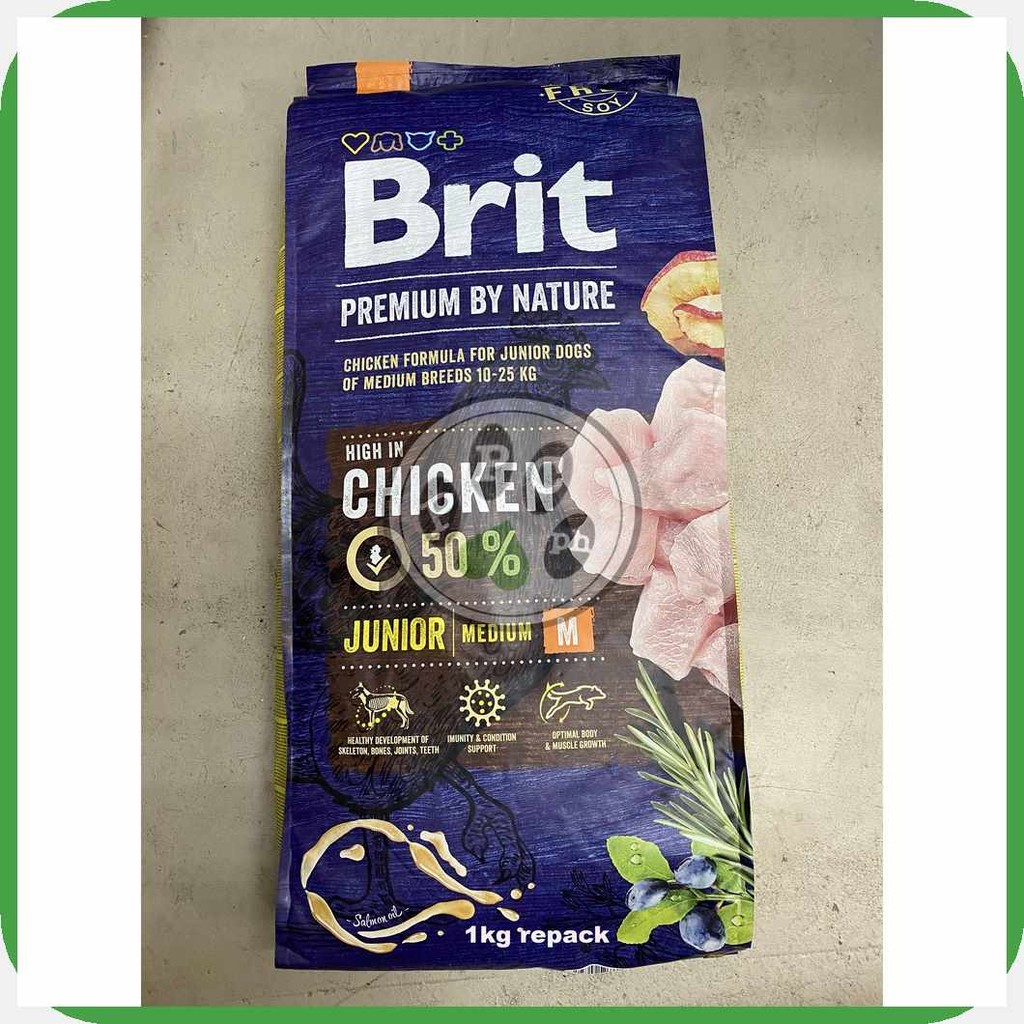 Brit}rG}Premium}Uh)By}Nu)Nature}C)Junior}b)Medium}M)Chicken}r)1kg}z)Rpk ...