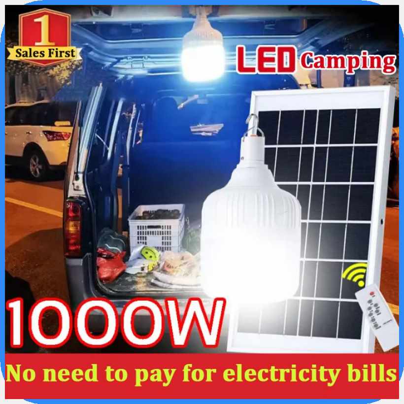 LED=p$Solar&Sh@Light K+Y+F+W+I+s+Bulb 1000W USB/Solar Panel Charge ...