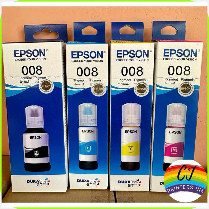 008#u|Pigment&zd.Ink}Ji>Genuine)rW>Set)Wb>of)gg>4)Yl>colors)cP>(Black ...