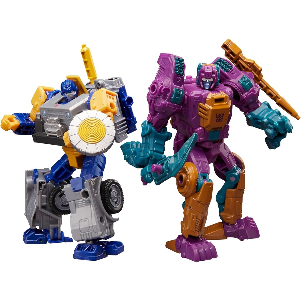 Transformers Age of the Primes Wreck 'n Doom Sandstorm vs Slugslinger