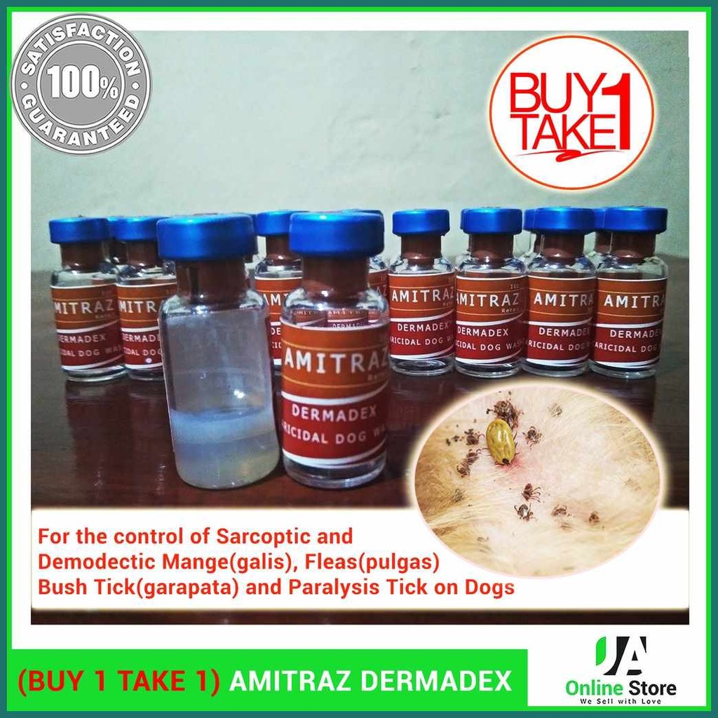 Buy1=o-Take1'J}Amitraz$Hh^Dermadex/MJ^Acaricidal/Fw^Dog/BH^Wash/RX^(1cc ...