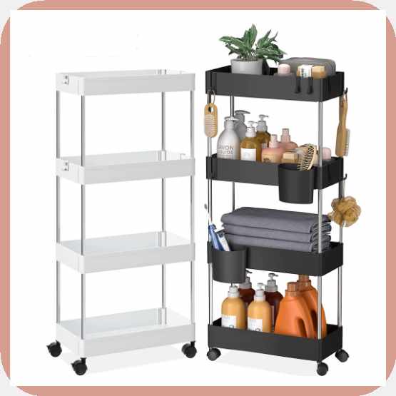4Layer)BZ!Bf/Moving'q`Rack;U`Kitchen;L`Storage;K`Shelf