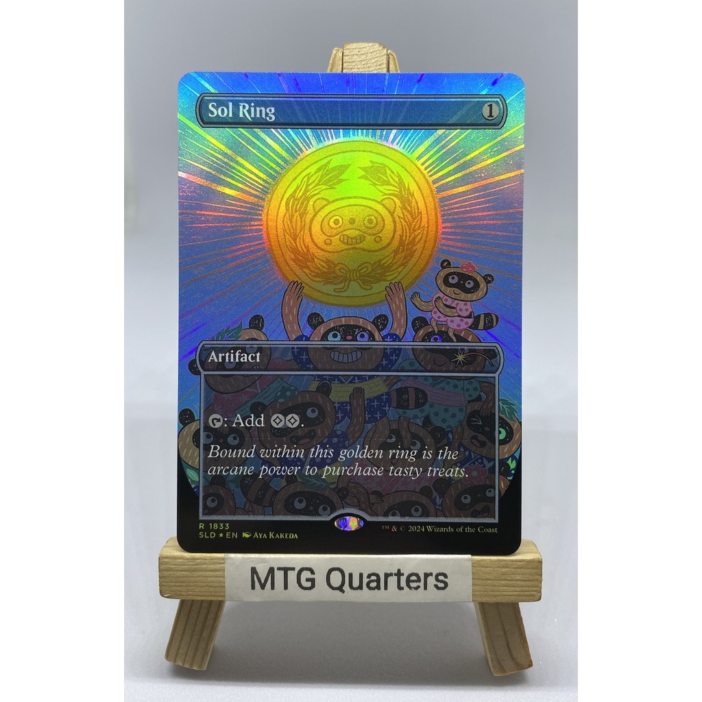 Pr0xy Card - Sol Ring #1833 (Borderless Foil) | Secret Lair Drop (SLD ...