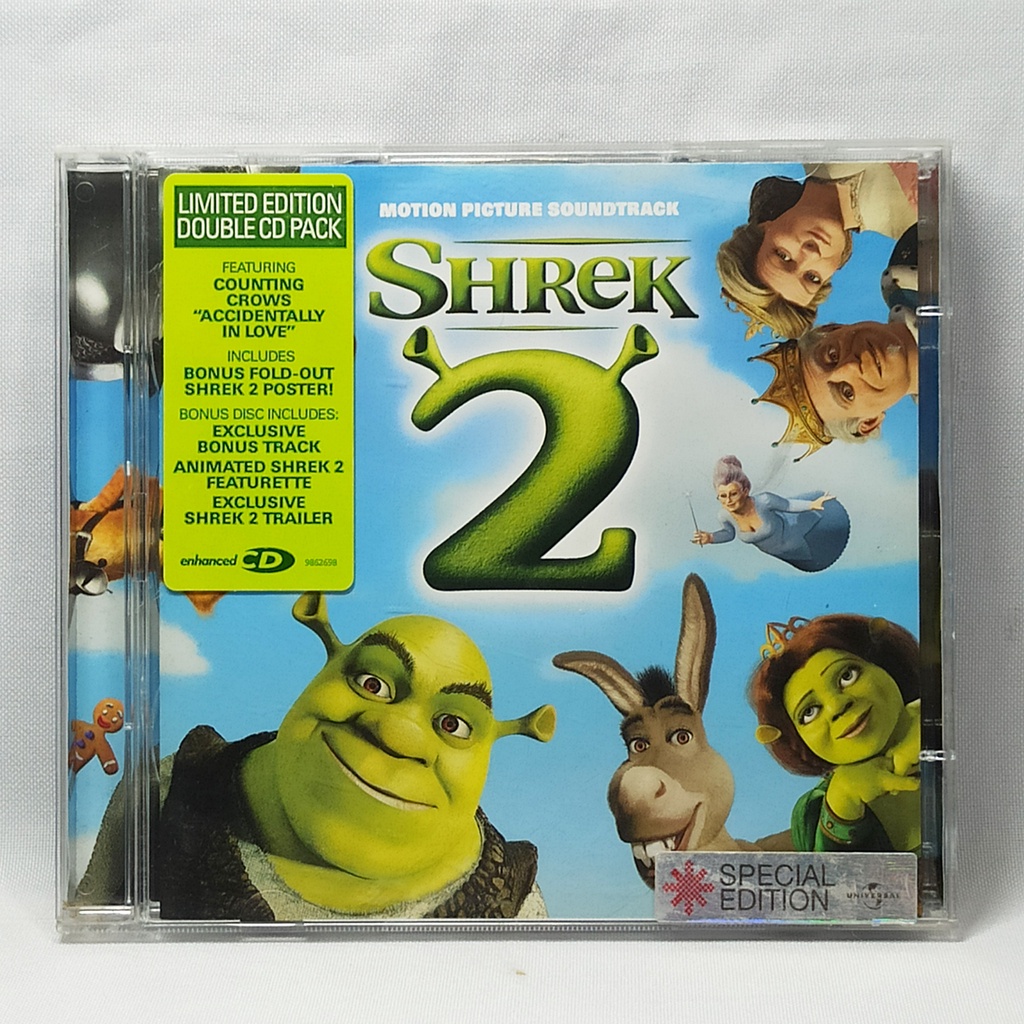 2CDs Shrek 2 OST - Music Audio CD (Used, Good Condition) | Shopee ...