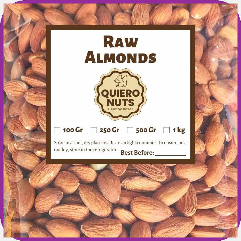 Raw]Q_Almonds{C,(USA)[sq!100g,DA250g,oS500g,UV1kg | Shopee Philippines
