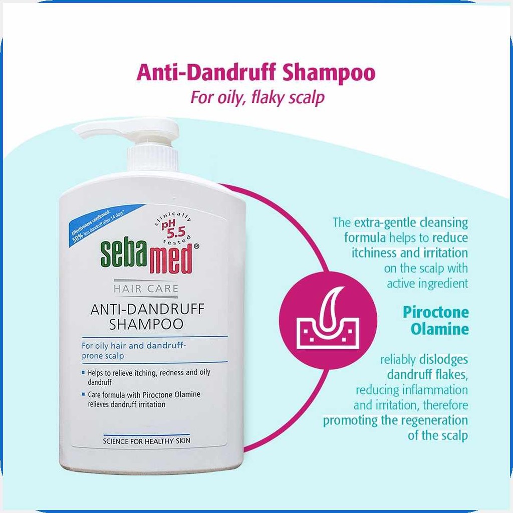Sebamed@U-Anti-Dandruff,V/Shampoo?Sl*1000ml | Shopee Philippines