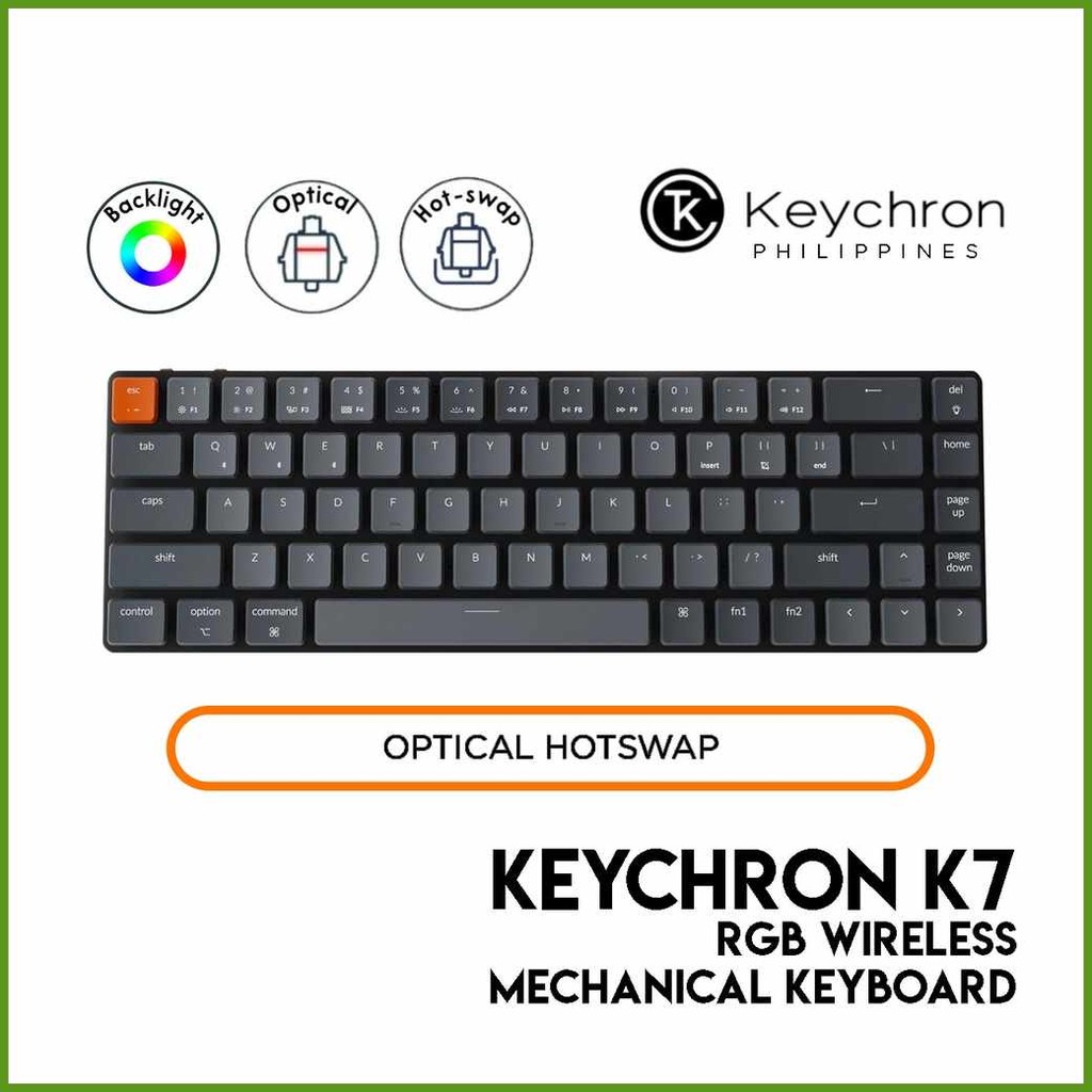 Keychron)s*K7`eT]Mechanical|H=Keyboard(fZ=(65%(ub=Layout,(ss=Wired ...