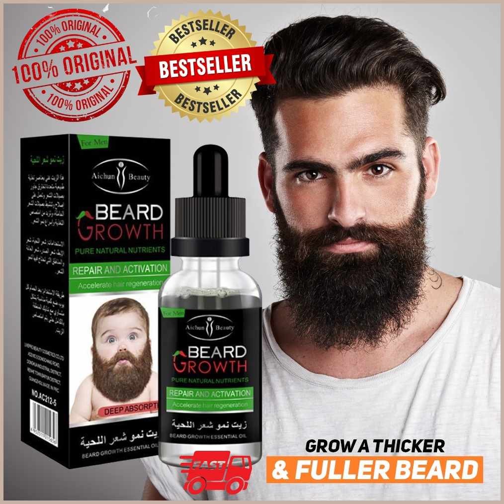 Beard)R`Growth}o=PremiumwOrganic-kORIGINAL-oMustache-uGrowth-nOil ...