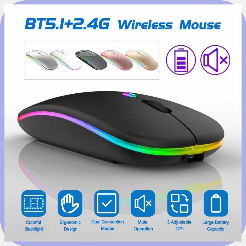 Wireless*Pg-Mouse:wRechargeable=TB(Bluetooth}ga)Mouse}A)Silent}L)Gaming ...