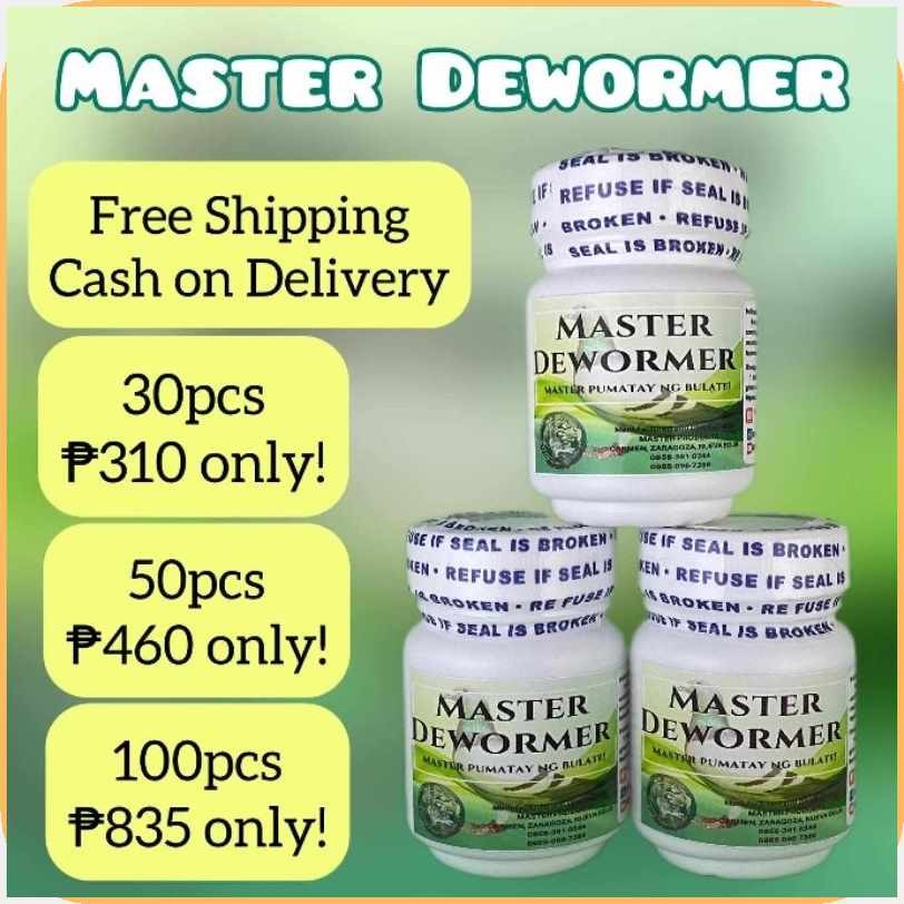 Master_u{Dewormer/Pampurga(Ax]10pcs | Shopee Philippines