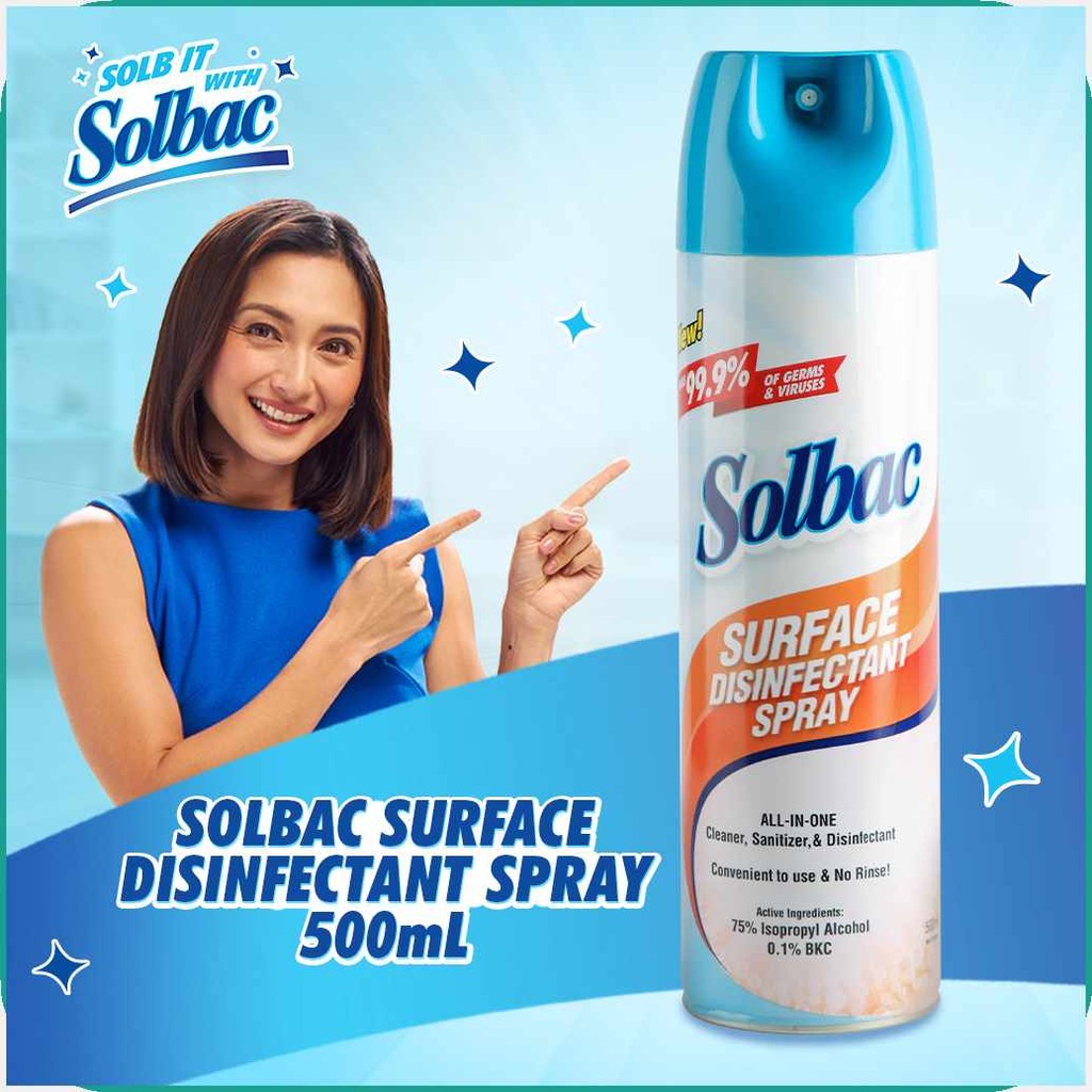 Solbac&w}Surface&N)Disinfectant#Cq]500ml | Shopee Philippines