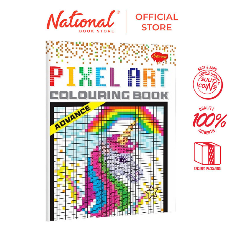 Pixel Art Colouring Book Advance Trade Paperback - Coloring Books ...