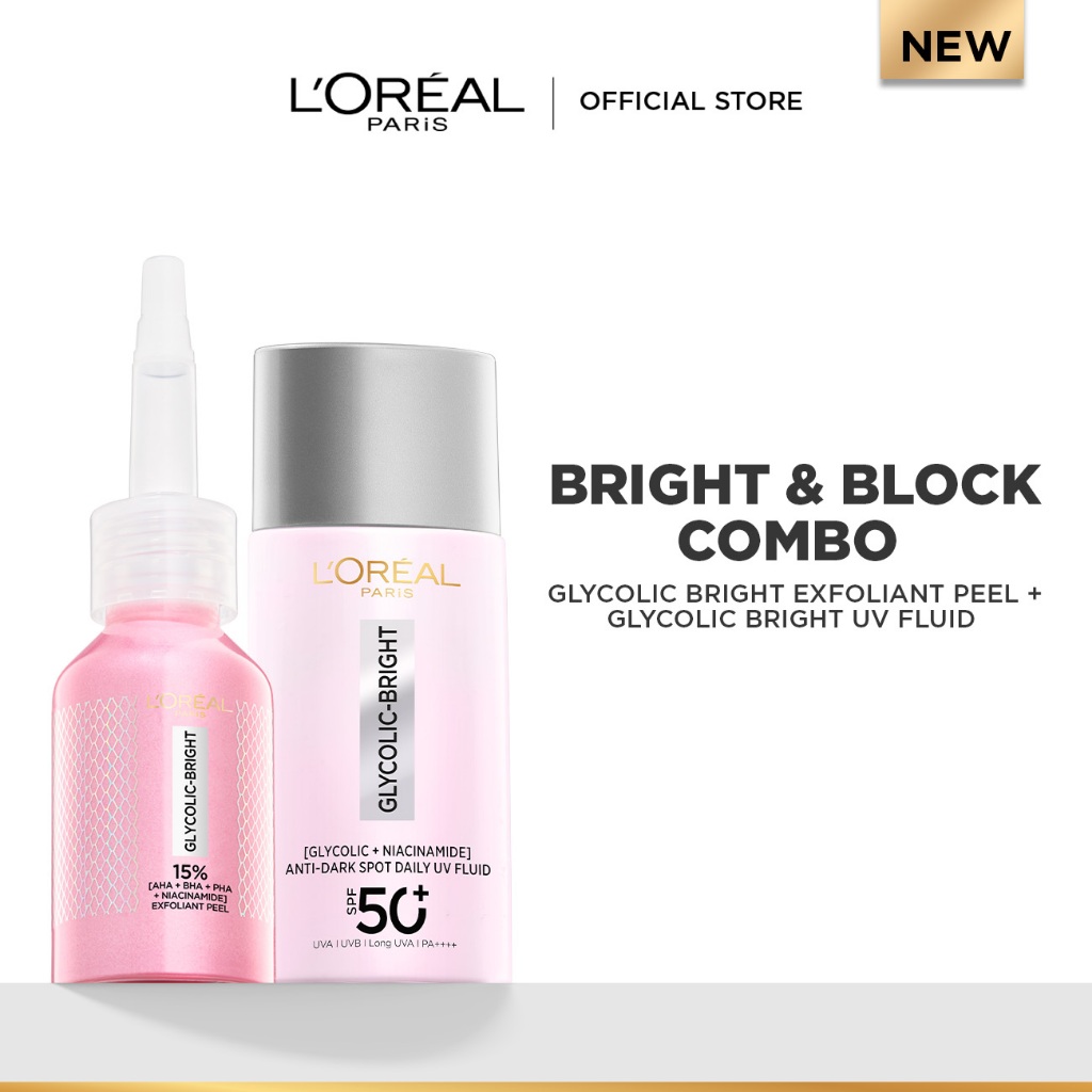 NEW L'Oréal Paris Bright & Block Combo | Shopee Philippines