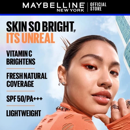 Maybelline Fresh Filter Set Make up- Fit Me Fresh Tint with Vitamin C 06, Fit Me Compact Powder 128