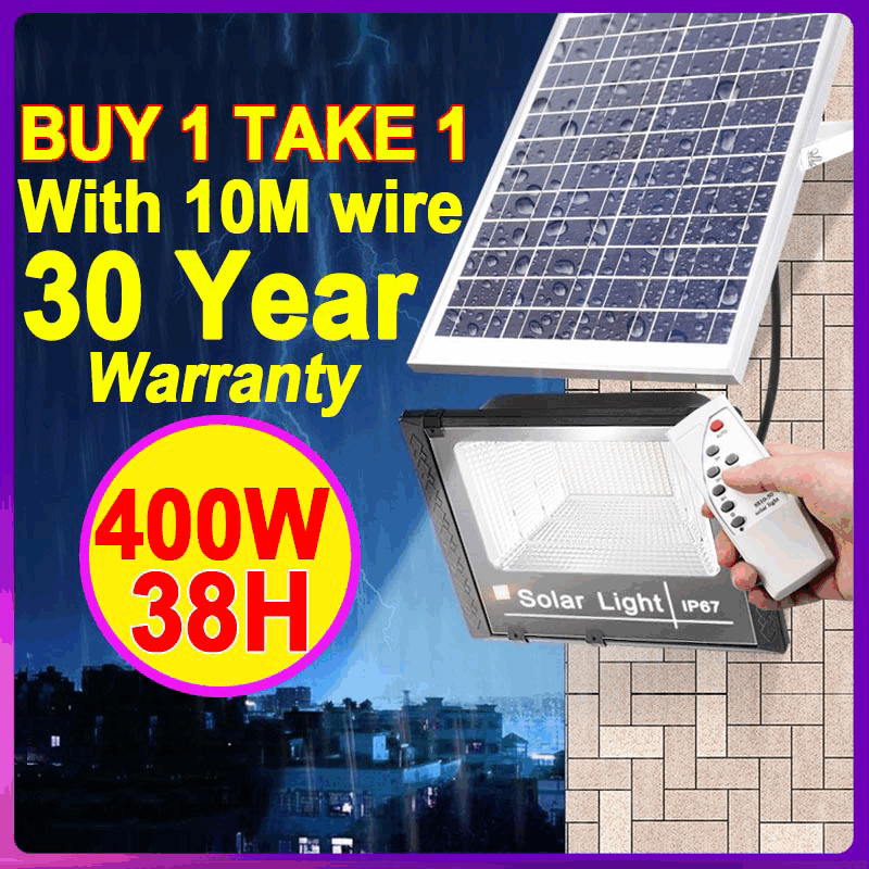 Real Watts solar light outdoor waterproof IP67 solar lights indoor led