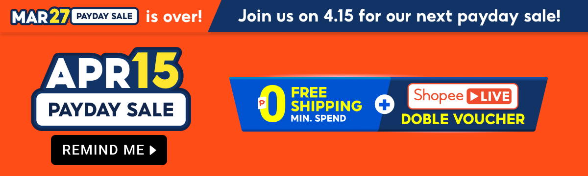 Payday Sale Thank You April 2024 | Shopee PH
