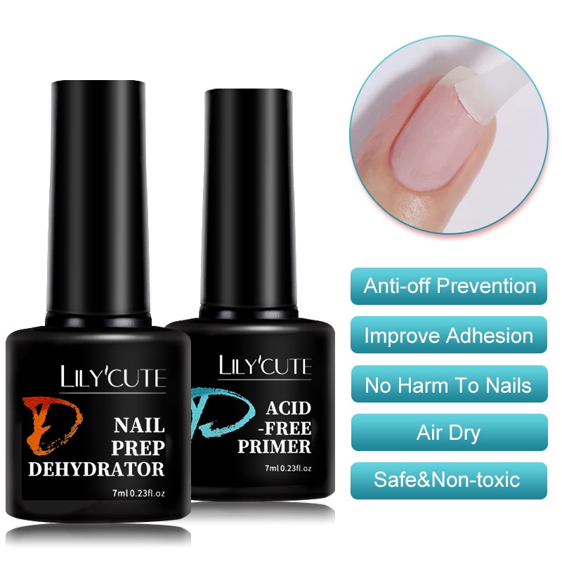 BORN PRETTY Nail-Primers Prep Dehydrator Gel Nail Polish Air Dry Nail ...