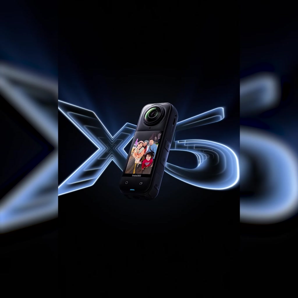 Insta360 X5 - Waterproof 8K 360° Camera, Leading Low Light, Invisible ...