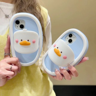Creative cute Duck Slippers phone case Suitable for iPhone 15 14 13 12 ...