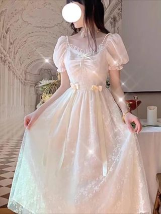 formal dress for woman plus size dress French forest super fairy bow ...