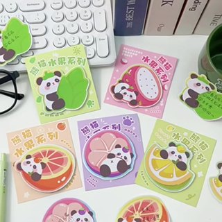 Xuan Creative Cartoon Panda Special-shaped Sticky Notes To Do List Memo 