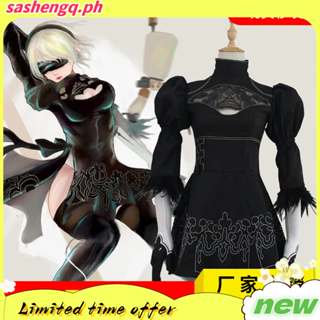 Women Clothes Nier Automata Yorha 2B Dress Suit Anime Women Dresses ...