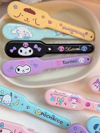 Anime Comb Hello Kitty Kawaii Foldable Air Cushion Comb Cute Sanrio ...