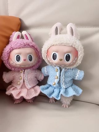 HUMAO 1 set Labubu Time Clothes, Doll's Clothes Toy Accessories 17cm ...