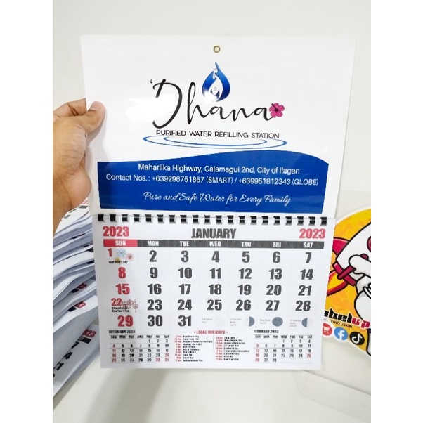 Bulk Order Personalized 2025 Commercial Calendar Shopee Philippines