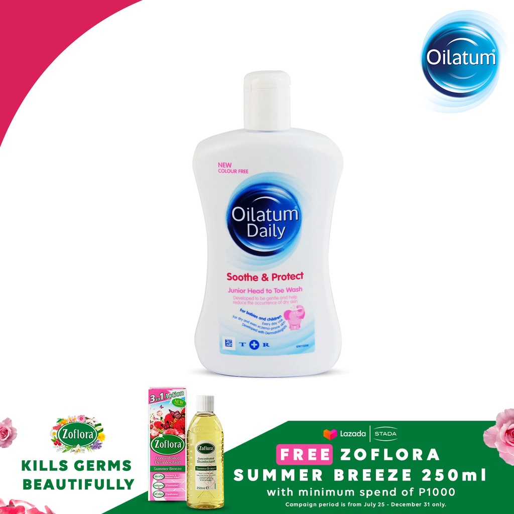 STADA Oilatum Soothe and Protect Junior Head to Toe 300ml(butt scrub) Shopee Philippines