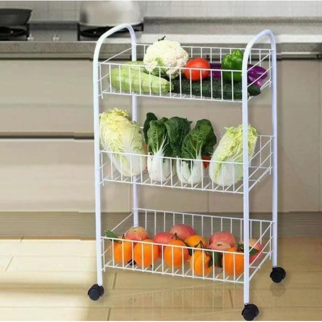 CQW.NO1 3-Tier Multi-Purpose Removable Kitchen Collect Cart Storage ...