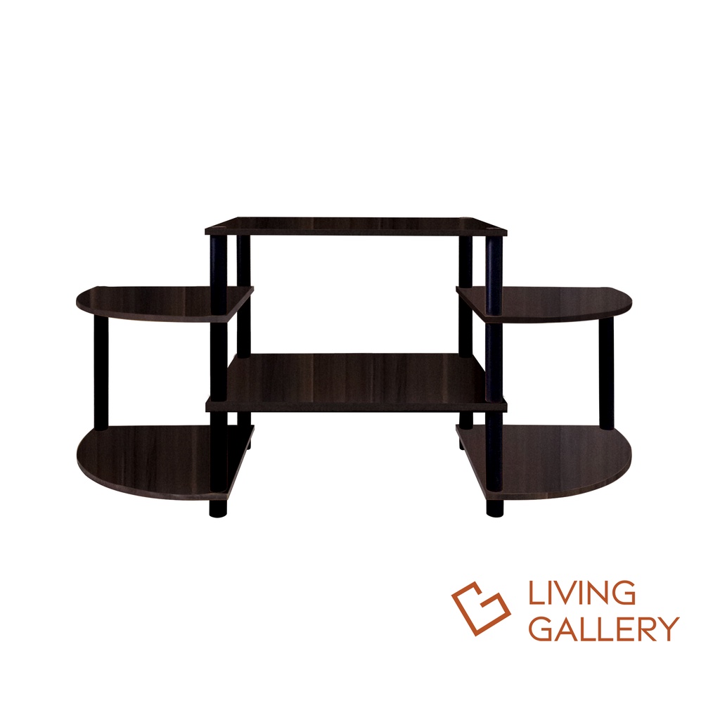 Living Gallery TV Rack | L130xW39.5xH57.5cm | Easy To Assemble | Sturdy ...