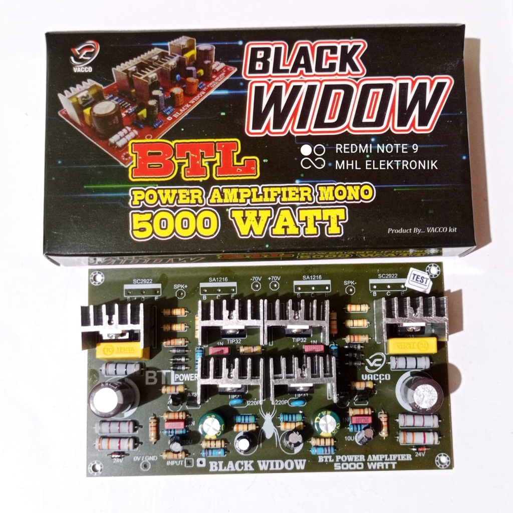 Safari BTL 5000W Black Widow VACCO Power Driver KIT | Shopee Philippines