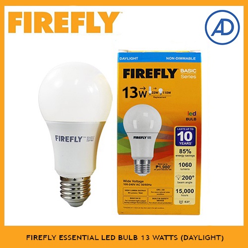 Firefly Basic Series LED Bulb 13W (Daylight) | Shopee Philippines