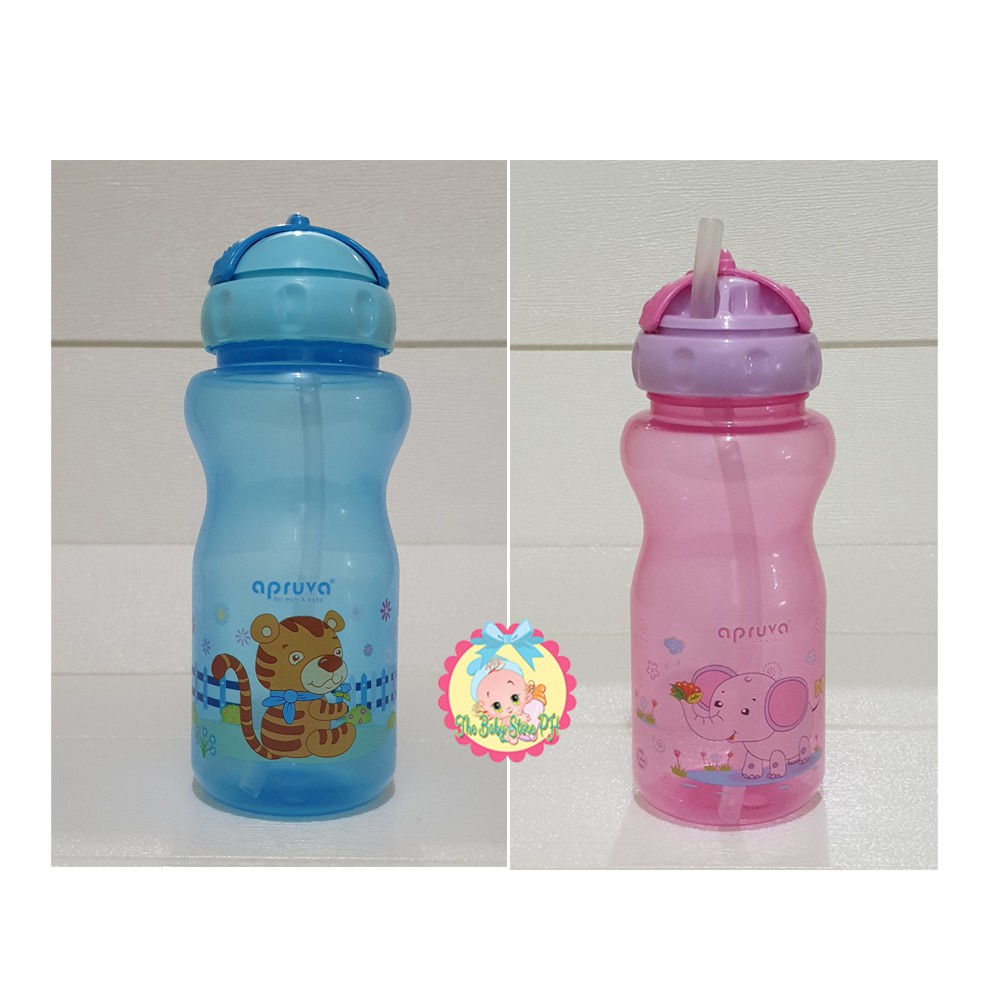 ♧♂Apruva Cd-5027 Baby Sport Sipper / Flip Top Straw Cup 6M+ | Shopee ...