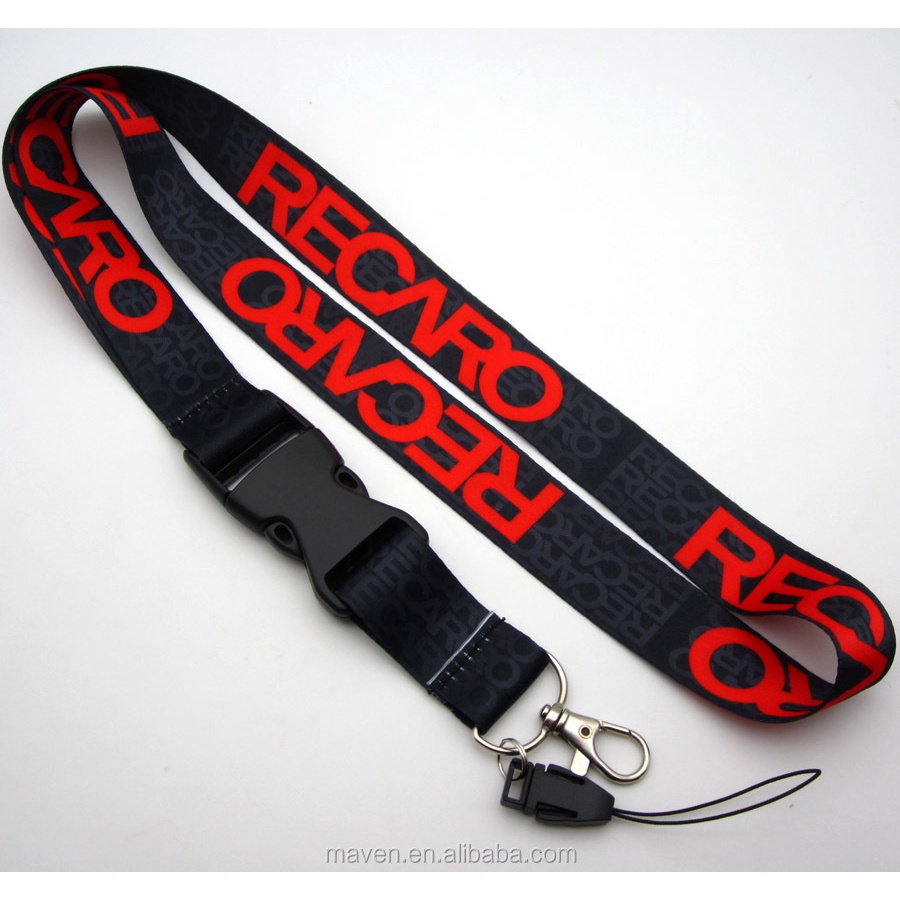 RECARO BLACK KEYCHAIN LANYARD High Quality Lanyard Lanyard Kereta ...