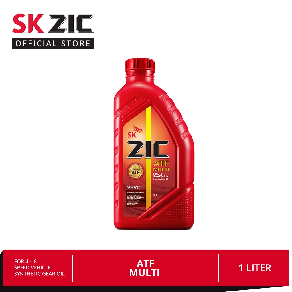 SK ZIC ATF MULTI 1 Liter Fully-Synthetic Automotive Transmission Oil SP ...