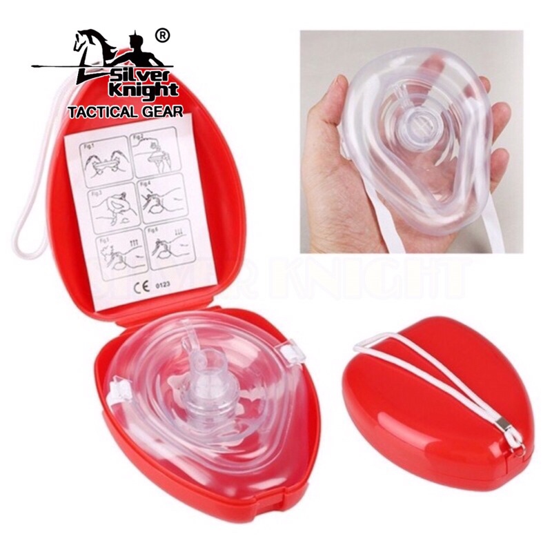 Portable Training Rescue CPR Breathing Pocket Resuscitator Mask With ...