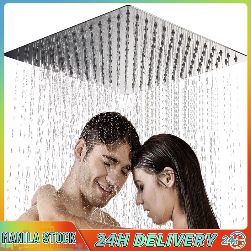 8/10 inch Rainfall Shower Head Stainless Steel Square Rain Shower Head