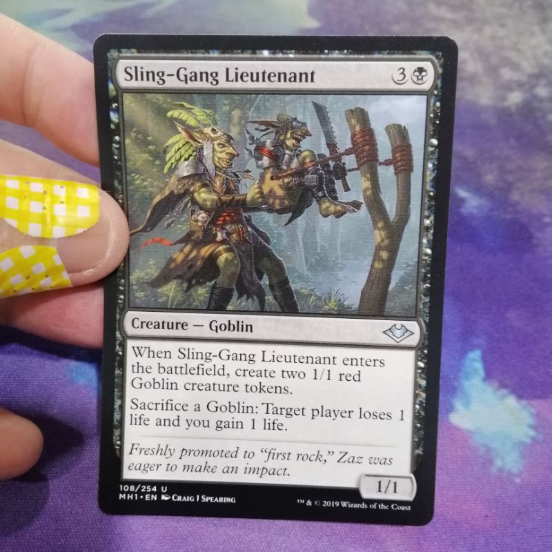 1 Slinggang lieutenant MH1 modern horizons 1 MTG card magic commander