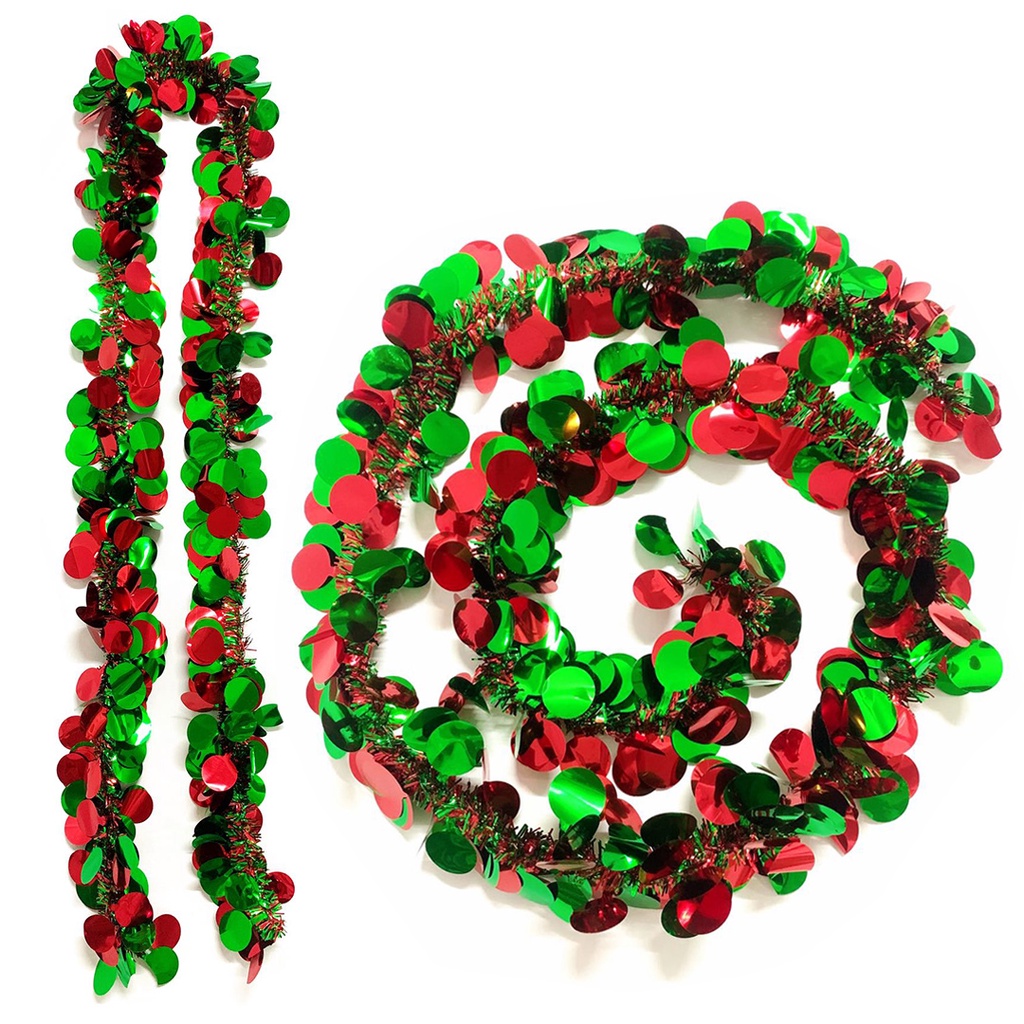 WM 1.6M Christmas Garland Tinsel Garlands Christmas Decoration For Tree ...