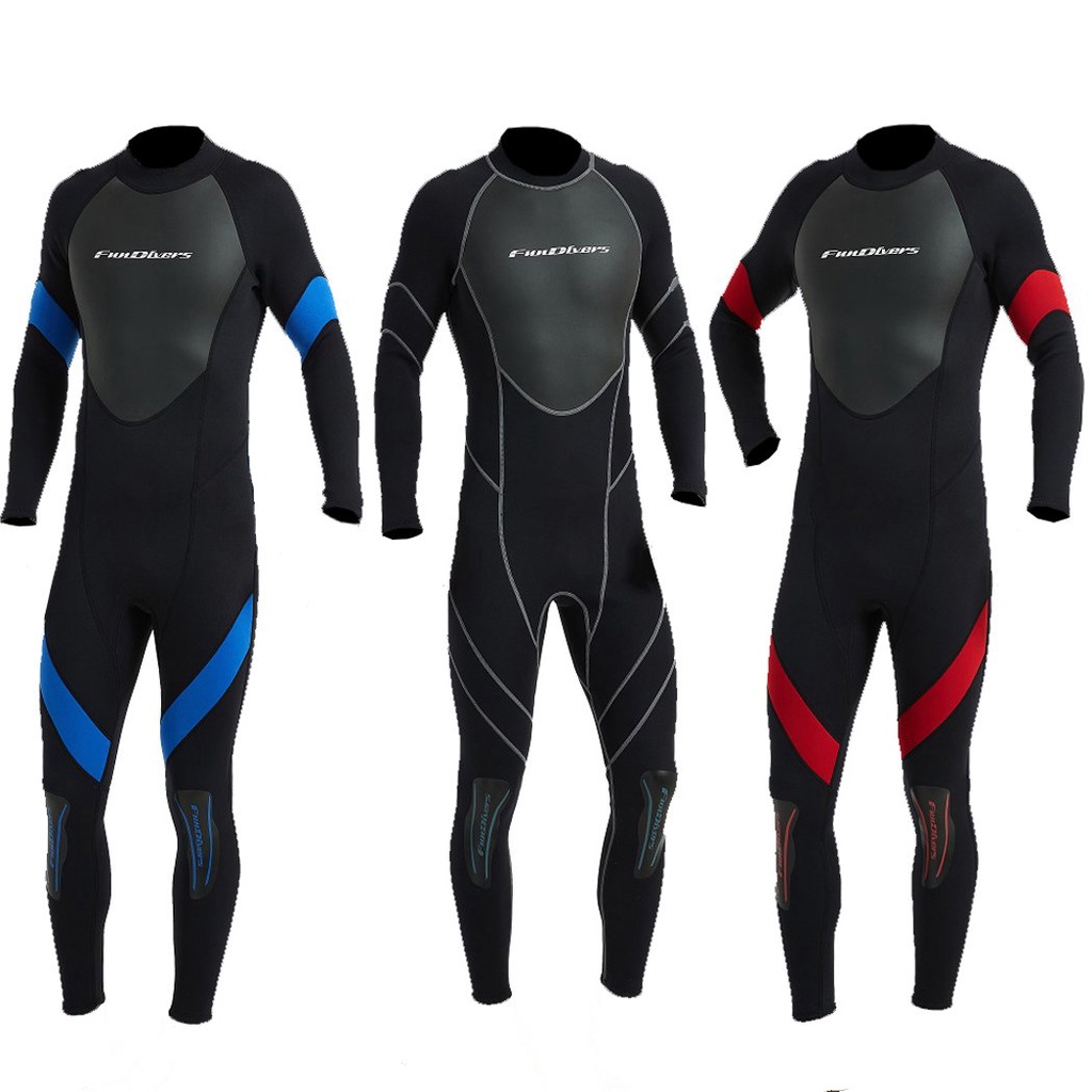 Fundivers 2023 New Diving Suit 3mm For Men Neoprene Wetsuit For Adult