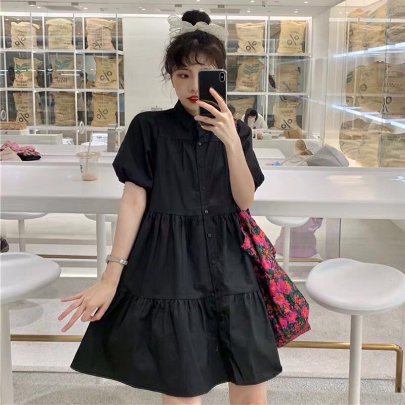 RRX Babydoll Korean Style Polo Dress #6221 9932 | Shopee Philippines