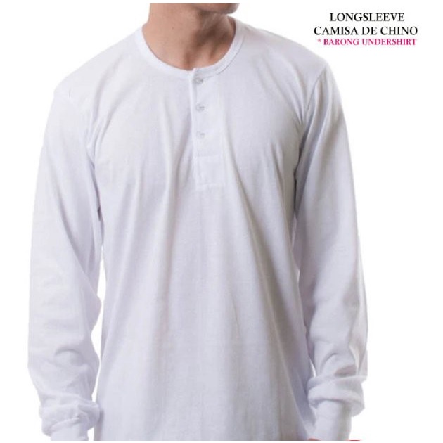 Camisa De Chino/Kamisa/Kamiseta/Pang-ilalim sa Barong/Male Philippine ...