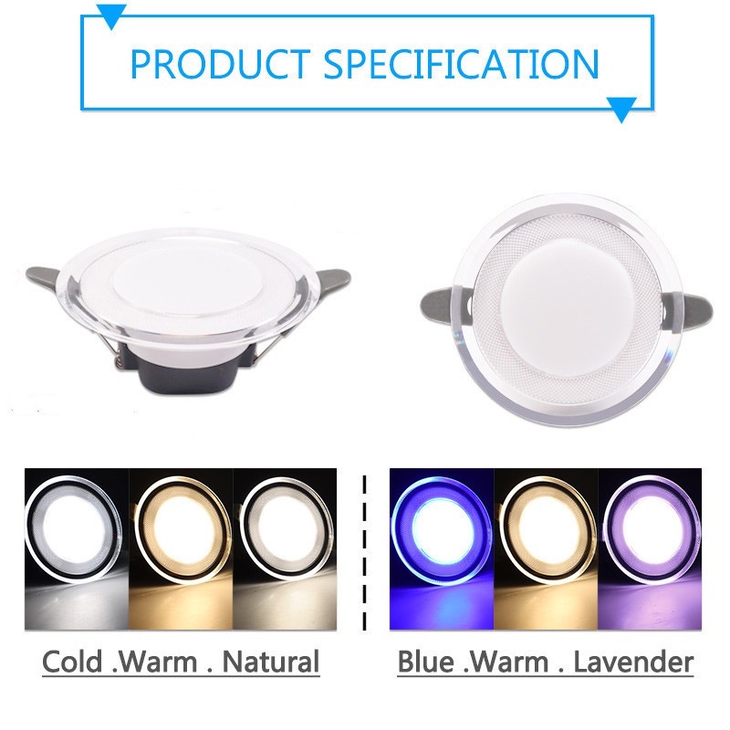 Tri Color 2.5 Inch Pin Light LED 3 Color Downlight Pin Light Led For ...