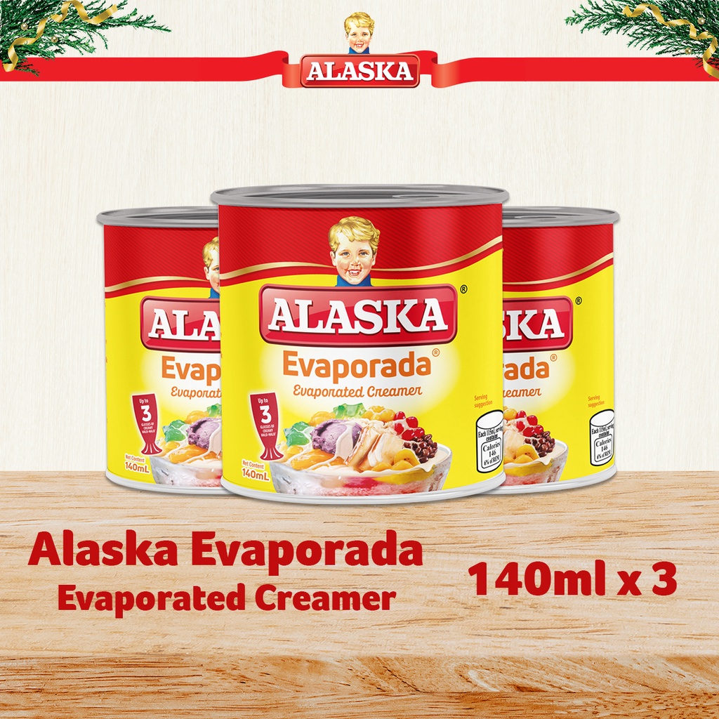 Alaska Evaporada 140ml Set of 3 Shopee Philippines
