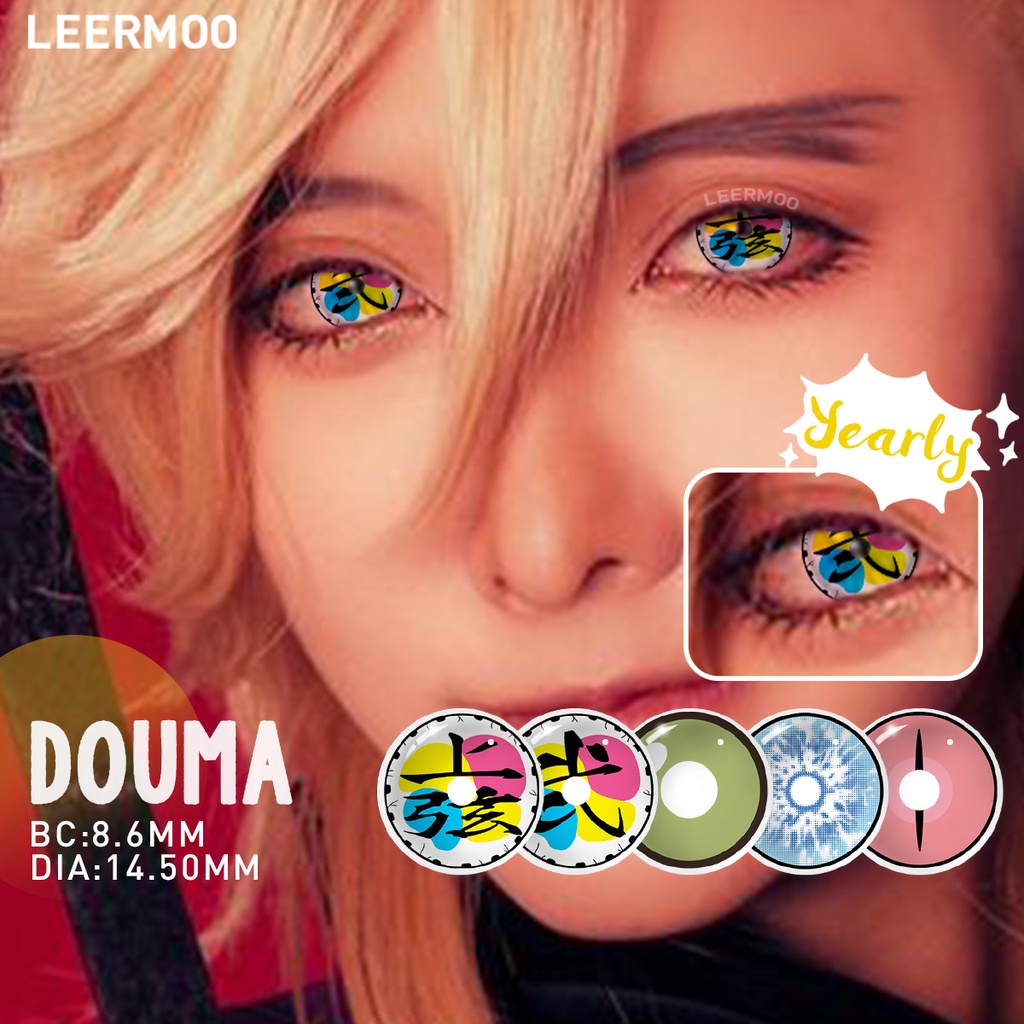 FANCY LOOK Yearly Colored Lenses for Eyes Halloween Contact Lenses