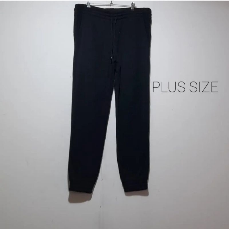 GOODFELLOW&CO 558196 Plus Size Men's Tapered Thermal Jogger Pants